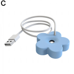 Ne&scaron;iojamas USB žiedlapio formos oro drėkintuvas Mini ultragarsinis aromaterapinis drėkintuvas difuzorius Namams Žiemai Valytuvas Humidifikatorius Red