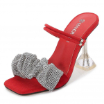 Moteri&scaron;ki batai su kri&scaron;toliniu kri&scaron;toliniu akmeniu Sexy Fashion sandalai 9 cm kulnas WZ