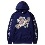 New Gear Fifth Luffy marginti anime gobtuvai Sun God Graphic 90-ųjų megztinis laisvalaikio gatvės apranga Unisex rudens ir žiemos drabužiai L