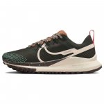 Nike React Pegasus Trail 4 Sequoia Guava Ice Moteri&scaron;ki sportbačiai Žalias Gintaras-Rudas Smaragdo-Kylantis DJ6159-300 36.5