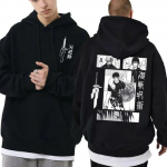 Japoni&scaron;kas anime Jujutsu Kaisen Fushiguro Toji VS Satoru Gojo Grafinis gobtuvas Unisex Unisexga Drabužiai Unisex vintažiniai dideli megztiniai L