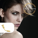 KODY PIERCING 18k paauksuotas ir 925 sterlingų sidabro prisukamas antakių vėrimas &ndash; kokybi&scaron;kas auskarų vėrimas