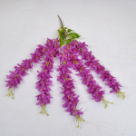Dekoratyvinis gėlių vynmedis Alyvinė vynmedžio gėlė Wisteria vestuvių vakarėlio dekoravimas Kabantis vynmedis namų vestuvių augalų dekoravimui violetinė