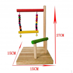 in Bird Parrot Perch Stand Birds Chew Toys Small to Large Parrots