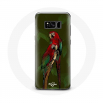 Coque pour Samsung Galaxy S8 Pionus Perroquet Rouge