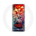 Coque pour Huawei P20 Pro Stranger Things Teaser Saison 4 Affiche Personnages Art