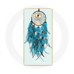 Coque pour Huawei Mate 8 Attrape R&ecirc;ve Bleu Fond Blanc balta