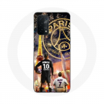 Coque pour Oppo A74 PSG Neymar et Mbapp&eacute; Joyeux no&euml;l