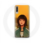Coque pour Samsung Galaxy A70 Squid Game Ji Yeong Num&eacute;ro 240