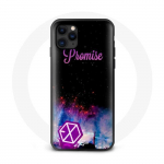 Coque pour Iphone 11 Pro Max Exo Groupe K-pop Logo Chanson Promise
