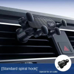 Oro i&scaron;leidimo anga Gravity Navigation Bracket Pasukamas reguliuojamas automobilinis automobilinis mobiliojo telefono laikiklis