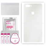 apgo Protective Skin Sticker for the back compatible with vivo X20 Plus, Wrap Film, Foil, Vinyl - Pattern Matte Transparent