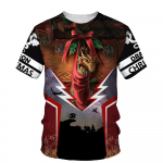 Vyri&scaron;ki juokingi grafiniai mar&scaron;kinėliai Dragon Skull 3D marginti mar&scaron;kinėliai S