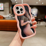 Macaron Didžiosios Bangos Mink&scaron;tas Telefono Dėklas iPhone 11 12 13 14 15 Pro Max Samsung A13 A23 A14 A24 A53 A54 A55 Xiaomi Redmi Note 13 12C Vir&scaron;elis A50 Sommer Ray for iPhone 6(6s)