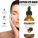 30 ml kofeino juodo akių lizdo paakių kremas, akių masažo kremas balta