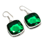 Chrome Diopside Gemstone Handmade 925 Sterling Silver Jewelry Earring 1.62 z6z78