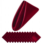 24 pakuotės satininių staltiesių servetėlių, 12x12 colių prabangių valgomojo stalo servetėlių rinkinys, skirtas gimtadienio &scaron;ventės vakarienės restoranui 30x30cm