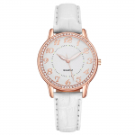 Deimantinis inkrustuotas &scaron;viečiantis laikrodis, moteri&scaron;kas diržas, moteri&scaron;kas kvarcinis laikrodis One Size juoda