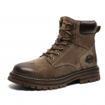 Martin Boots Vyri&scaron;ki rudeniniai auk&scaron;takulniai batai Vidutiniai trumpi batai Retro laisvalaikio stiliaus batai su įrankiais 38 ruda