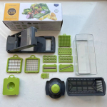 Virtuvė Daugiafunkcinis kauliukų pjaustyklės smulkintuvas Maitinimo reikmenų rinkinys 14 PCS