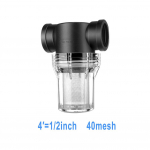 Vandens siurblys laistymo vamzdžių filtras ūkių virtuvės priedai 1/2inch 40 Mesh