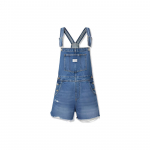 Levis Vintage tiesių kojų džinsinės kombinezoninės kelnės Moteri&scaron;kos kombinezoninės kelnės Mėlynos 52333-0041 S