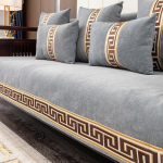 Keturių sezonų universalus naujas kini&scaron;kas &scaron;enilinis sofos pagalvėlė, mink&scaron;ta neslystanti auk&scaron;čiausios klasės sofos užvalkalas porankis, atlo&scaron;o rank&scaron;luosčių užvalkalas 110*240CM