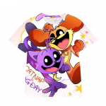 Smiling Critters mar&scaron;kinėliai vaikams, mada, animacinis, 3D spausdintas, kasdieniai, vaikams, gimtadienio dovana, kūdikių drabužiai, vaiki&scaron;ki mar&scaron;kinėliai trumpomis rankovėmis 160