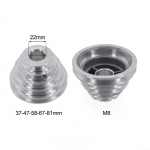 Aliuminio transmisijos ratas 14mm/22mm, skirtas gręžimo presams 22mm