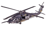 Academy DAP Black Hawk AM12115 Plastikinis modelis 1/35 AH-60L ruda