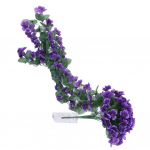 Dirbtinis Wisteria pakabinamas krep&scaron;elis su imituotomis violetinėmis spalvomis, skirtas vestuvėms ir namų dekoravimui