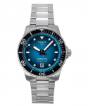 Tissot Seastar 1000 Powermatic 80 turquoise ciferblato automatinis naro laikrodis T120.807.11.091.00 300M vyri&scaron;kas laikrodis turkis