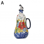 700ml keraminis alyvuogių aliejaus dozatorius butelis Sandarus indas Laikymo padažas Maisto gaminimo sojų aliejus Prieskoniai Se O1Z1 Red-one