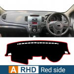 Automobilio prietaisų skydelio dangtis Venkite &scaron;viesaus padėklo, saulės atspalvio dėklas Anti-UV kilimai, neslystantys kilimėliai, skirti Kia Cerato Forte K3 2009 2010 2011 2012 m.