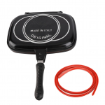 Grilio keptuvė kepimui dvipusė ne&scaron;iojama rankena nuo nudegimų virtuvės reikmenys grilio puodas 32cm/12.6in L