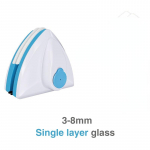 Magnetinis langų valymo įrankis, langų valymo &scaron;epetys, automatinis vandens &scaron;alinimas, dvipusis valytuvas, specialus langų valiklis namams 3-8mm