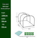 Augalų izoliacijos pastogė: Atsparus lietui, atsparus vėjui, žiemai atsparus sukulentų &scaron;iltnamio uždangalas su nemokamu pristatymu