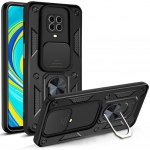 Slenkiojantis fotoaparato objektyvo apsauginis dėklas Xiaomi Redmi Note 9 Pro 9T 9S Note9 automobilių laikiklis magnetinis &scaron;arvuotas smūgiams atsparus buferinis dėklas dangtelis Redmi Note 9 Pro
