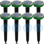 Kurmių atbaidymo prietaisas Ultrason Solaire 8 vnt., Atsparus vandeniui IP65, Naudoti lauke arba sode