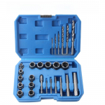 26 dalių &scaron;e&scaron;iakampių varžtų ir veržlių i&scaron;traukimo rinkinys 26-piece multi-function nut extractor [Black Box]