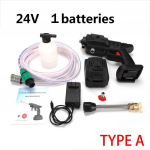 800 W auk&scaron;to slėgio automobilių plovimo pur&scaron;kiamas belaidis vandens pistoleto valiklis vandens purk&scaron;tukų valymo ma&scaron;ina Makita akumuliatoriui 1 &times; Battery