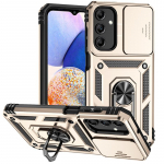 Dėklas Samsung Galaxy A14 A34 A54 5G Dėklas Slankiojantis Kameros Objektyvo Apsauginis &Scaron;arvuotas Telefono Dėklas Galaxy A24 4G A 14 54 Galinis Dangtelis Samsung A14 4G 5G rožinio aukso spalvos