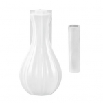 1 rinkinys &bdquo;pasidaryk pats&ldquo; gėlių vazos silikoninė forma rankų darbo dekoratyvinė vaza epoksidinės dervos liejimo forma vazos amatai gipso cemento forma balta