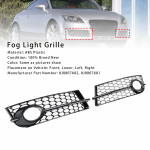 2 vnt. Rūko žibinto dangtelio grotelės 8J0807682 8J0807681 Tinka TT MK2 2007-2010