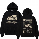 Retro Arctic Monkeys Muzikos Turo Dvipusis Spaudas Džemperiai Vyrams Moterims Džemperis Didelio Dydžio Y2K Džemperis Gatvės Drabužiai S