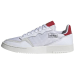 adidas Supercourt Balti Raudoni Vyri&scaron;ki Sportbačiai Debesų Baltumo EF5881 42⅔