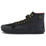 Spitfire Wheels x Vans Skate Sk8-Hi Reissue Juodi Liepsnojantys Unisex Sportbačiai VN000D1EBFM 34.5