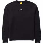 Nike X Nocta Fleece Cs Crew Logotipas Patogus Mink&scaron;tas Ilgomis Rankovėmis Džemperis Vyrams Džemperis Juodas FN8160-010 M