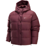 Nike Therma-Fit Sportswear Metro Loose Fit &scaron;iltos pūkinės striukės moterims su gobtuvu, raudonos ir rudos spalvos FZ5929-218 XL