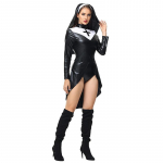 Naujas Helovino Kryžius vienuolės cosplay kostiumas seksuali slaugės scenos pasirodymo kostiumas S